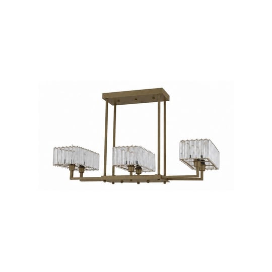 Apliqa Brambles 6lı Eskitme Kristalli Taşlı Modern Tasarım Kristal Salon Avize