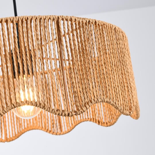 Apliqa Cosmo Hasır Rattan Bohem Model Sarkıt Koridor, Salon Avize