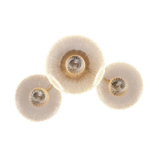 Apliqa Darra 3lü Gold 9 Watt Plafonyer 3 Renkli Led Avize