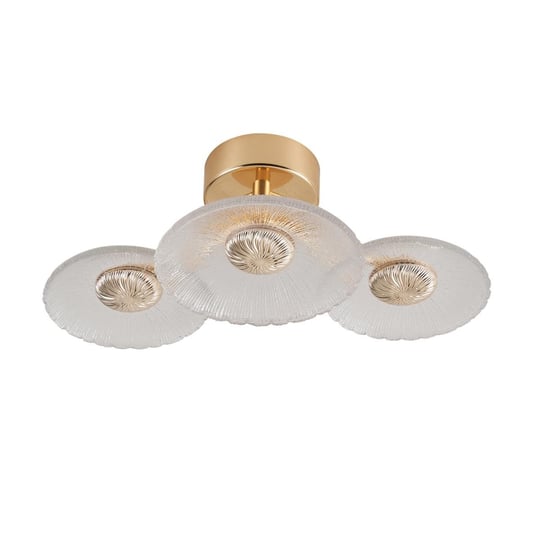 Apliqa Darra 3lü Gold 9 Watt Plafonyer 3 Renkli Led Avize
