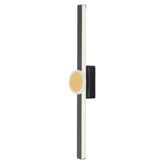 Apliqa Disk Siyah Gold 26 Watt Modern Tasarım Banyo Koridor Ledli Salon Aplik