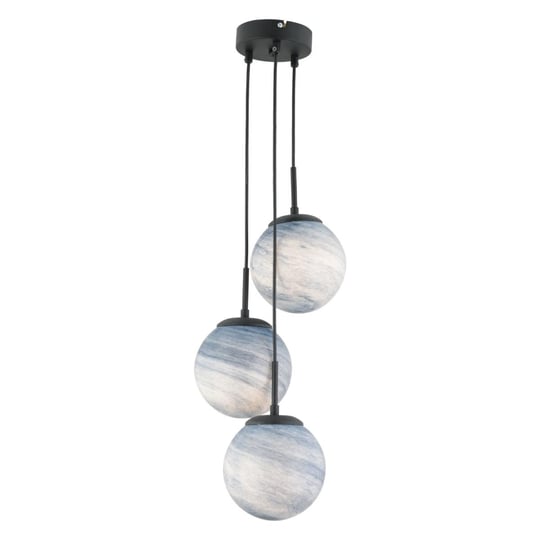 Apliqa Efser 3lü Yuvarlak Modern Oturma Odası Salon Sarkıt Avize