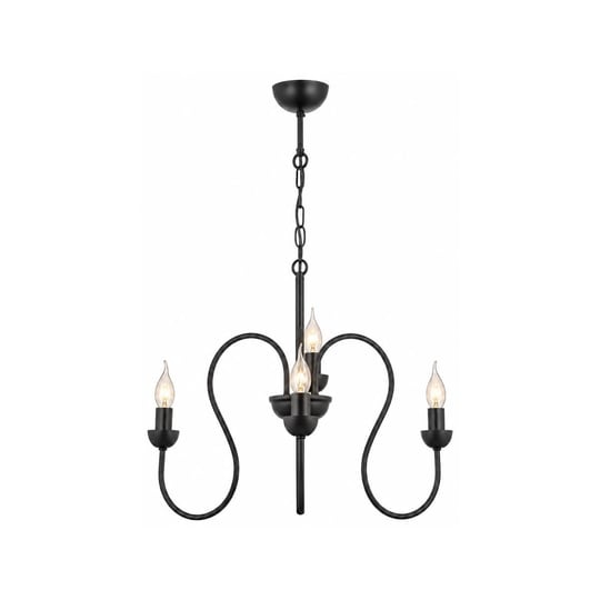 Apliqa Flor 3lü Yuvarlak Siyah Modern Sarkıt Genç Odası Yatak Odası Retro Salon Avize