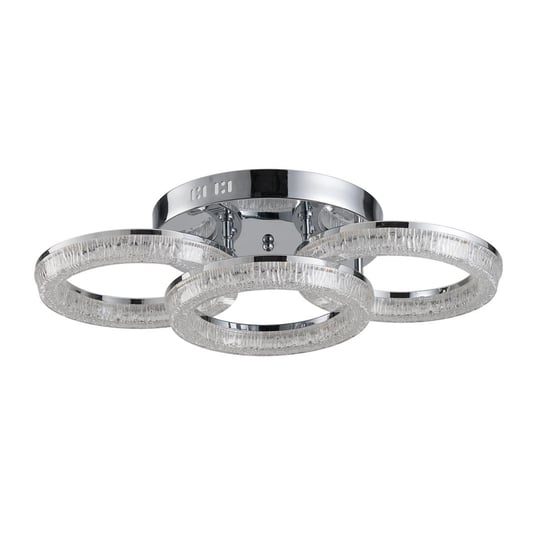Apliqa Gomez 3lü Krom 96 Watt Plafonyer 3 Renkli Led Avize