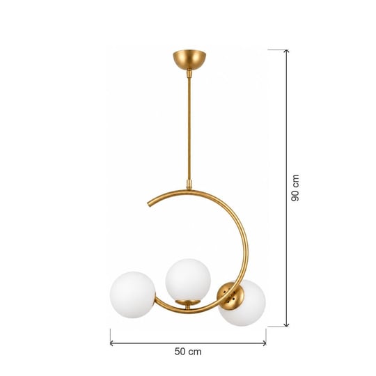 Apliqa Ladre 3lü Beyaz Camlı Eskitme Boyalı Modern Sarkıt, Mutfakyatak Odası Salon Avize