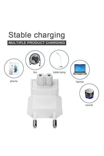 Apple Macbook Pro Pad Aksesuar Güç Adaptörü Ipad Iphone Şarj Soket Adaptör Çevirici Priz Ucu BEYAZ, DRWLL