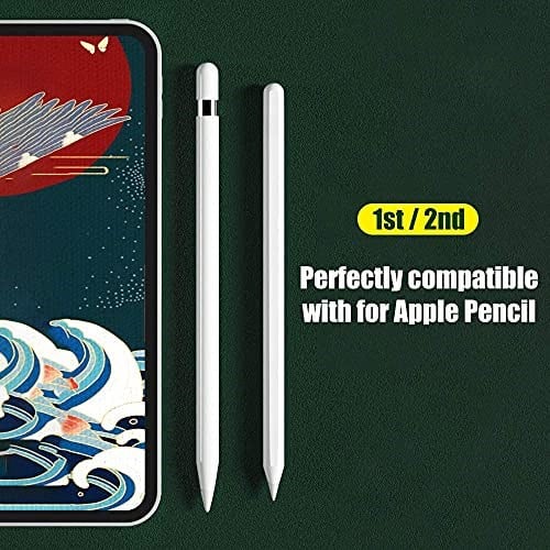 Apple Pencil 1. ve 2. Nesil iPad Pro Kalem ile Uyumlu Yedek İpuçları, Apple Pencil 2 Gen iPad Pro Kalem Beyaz 2li Paket için Yüksek Hassasiyetli Apple Kalem Uçları