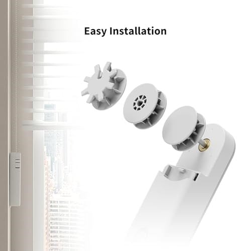 Aqara Stor Perde Sürücüsü E1, AQARA HUB, Zamanlama ve Ses Kontrollü Akıllı Kör Motor, Uzun Pil Ömrü ile Şarj Edilebilir, HomeKit, Alexa, Google Assistant ve IFTTT ile Uyumlu