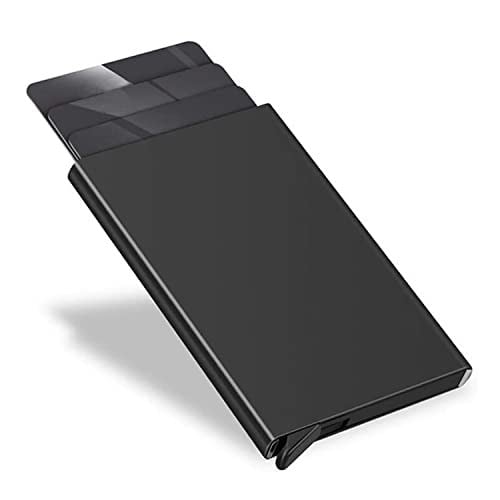 Aquablue Otomatik Mekanizmalı Alüminyum Kredi Kartlık RFID Korumalı Cüzdan