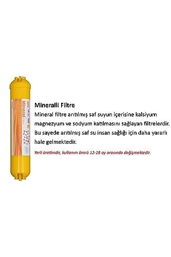 aquafit Post Karbon - Alkali - Mineral 3lü Su Arıtma Filtresi (Tüm Cihazlarla Uyumludur)