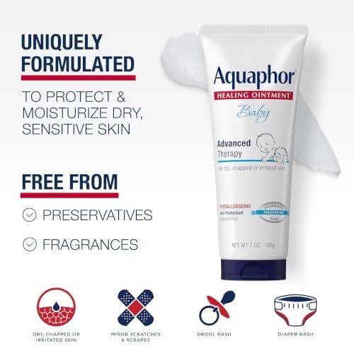 Aquaphor Baby Advanced Therapy Healing Merhem Skin Protectant 7 ons Tube by Aquaphor