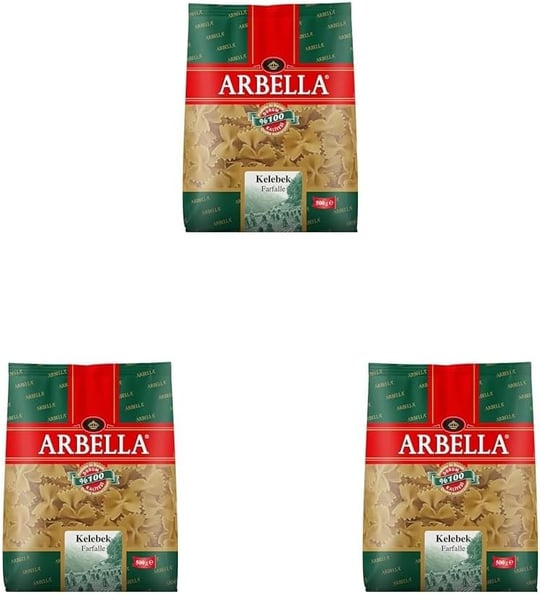 Arbella Kelebek 500 gr 3lü paket
