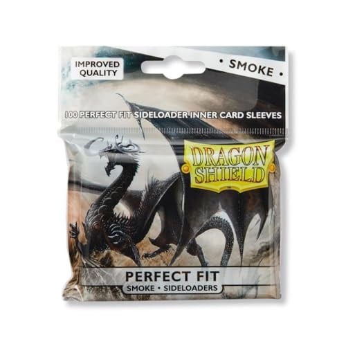 Arcane Tinman Dragon Shield Sleeves Sideloader Smoke (100) Card