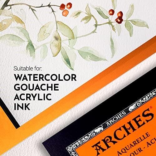 Arches Suluboya Defteri , 23X 31Cm, 12 Sayfa, 300Gr