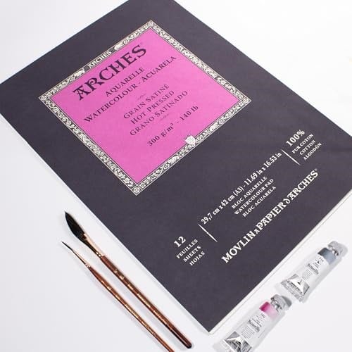 Arches Suluboya Defteri, 29, 7 X 42Cm, 12 Sayfa, 300Gr