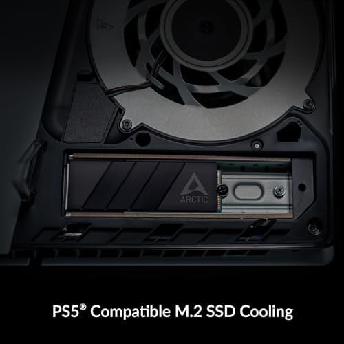 ARCTIC M2 Pro - M.2 2280 SSD için Isı Emici Soğutucu, ARCTIC TP-3 termal pedlerle, PC ve PS5 ile uyumlu, çift ve tek taraflı SSDler için - Siyah - Seçenekler: M2 Pro Siyah, M2 Pro, gümüş