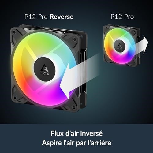ARCTIC P12 Pro Ters A-RGB - Ters Hava Akışlı 120 mm Premium Fan