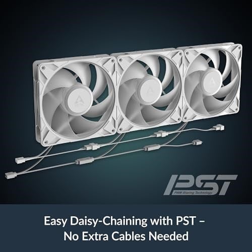 Arctic P14 Pro A-RGB (Beyaz) - Güçlü Premium Fan, Y Kablo Bölmeli 140 mm PWM Fan, 400-2500 RPM, 0 RPM <% 5 PWM, 5V Dijital RGB Akışkan Dinamik Rulman - Beyaz