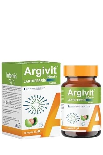 Argivit İnferrin Laktoferrin İçeren Takviye Edici Gıda 30 Kapsül