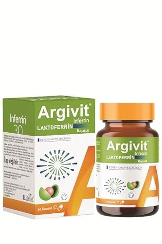 Argivit İnferrin Laktoferrin İçeren Takviye Edici Gıda 30 Kapsül