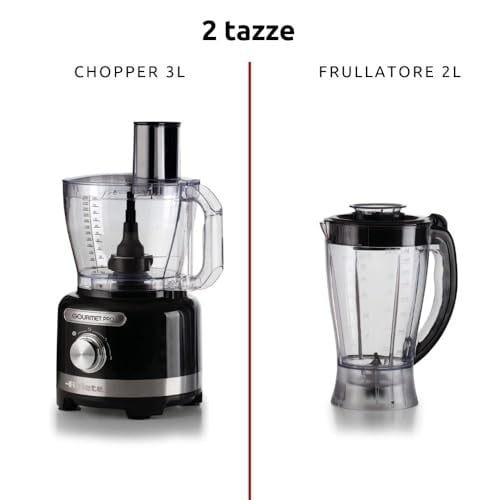 Ariete Gourmet Pro Moderna Mutfak Robotu Siyah 1782/02