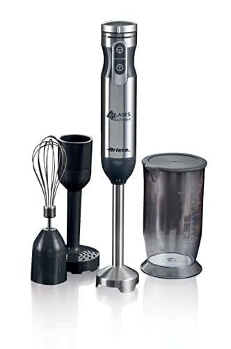 Ariete Multiprep El Blender Seti 7si 1 Arada 0898/11 - Çok Fonksiyonlu Blender, 7 in 1, 1000 Watt, Paslanmaz 4 Bıçak, Turbo, 2 Lt Hazne, Rendeleme, Dilimleme, 700 ml Sürahi, Buz Kırma