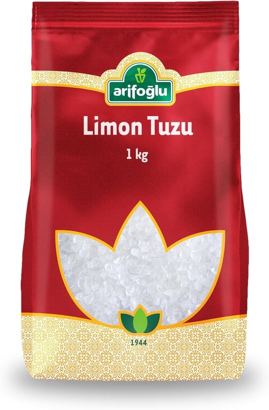 Arifoğlu Limon Tuzu 1000g (Parça)