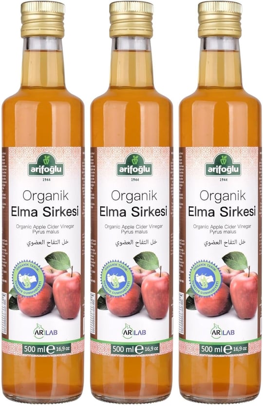Arifoğlu Organik Elma Sirkesi 500Ml (2 Adet)