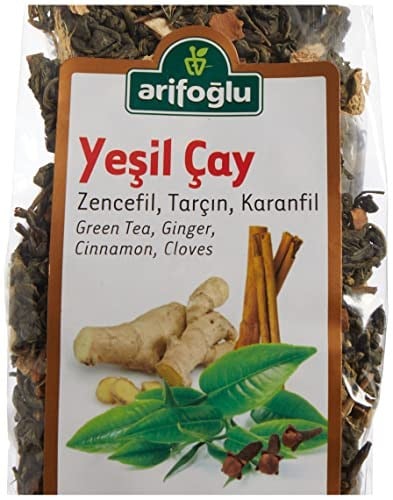 Arifoğlu Yeşil Çay Zencefil Tarçın Karanfil 165 Gr