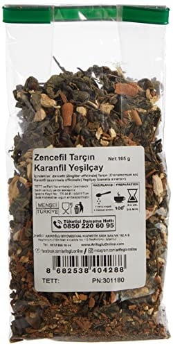 Arifoğlu Yeşil Çay Zencefil Tarçın Karanfil 165 Gr
