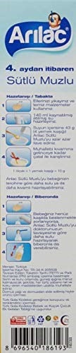 Arılac Instant Ek Gıda Sütlü Muzlu 200 G - Seçenekler: 7 Tahıllı Gece, Sütlü Muzlu, Sütlü Pirinçli, 200 g...
