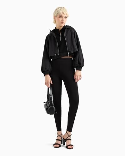 Armani Exchange Kadın pamuk Poly tüplü tozluk elmas taklidi logolu