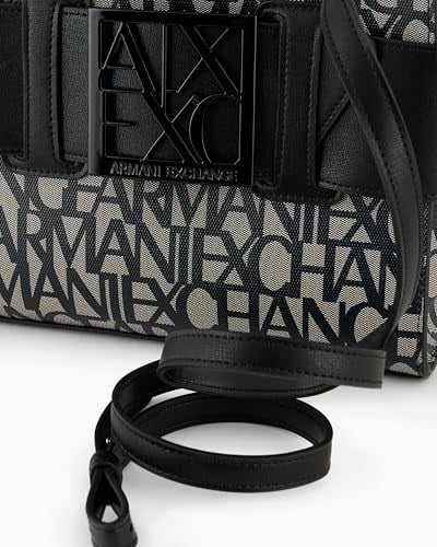 Armani Exchange Kadın Susy, kare logo, ayarlanabilir kayışlı çanta