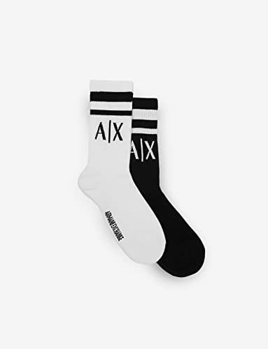 Armani Exchange Logo Crew Çorap Kış Aksesuar Seti erkek