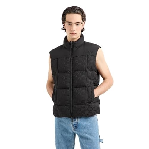 Armani Exchange Logolu Regular Fit Dik Yaka Fermuarlı Yelek Erkek YELEK 6DZQL1 ZN5GZ 1200