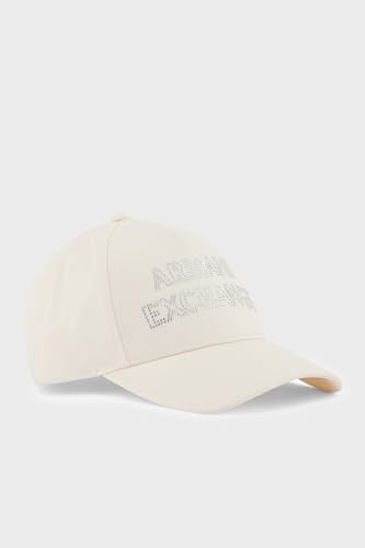 Armani Exchange Taşlı Logo Detayı% 100 Pamuk Şapka Bayan ŞAPKA XW002847 AF15502 U1003