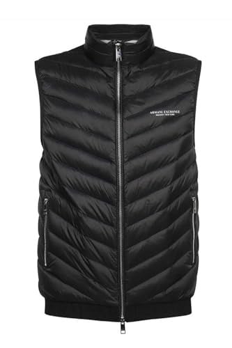 Armani Exchange%100 aşağı, ön logo, logolu elastik bel bandı Yelek Erkek