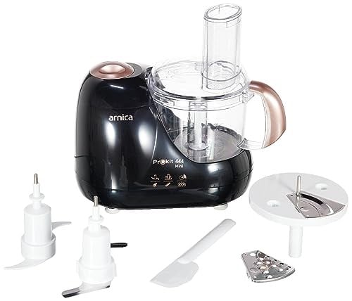 Arnica Prokit 444 Mini Mutfak Robotu, 600 W, 1 L Hazne, Hamur Karıştırma, Paslanmaz Çelik Bıçak, Rose