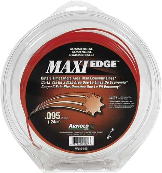 Arnold Maxi-Edge 0,095-inç x 200-ayak ticari sınıf ip kesme ipi - Seçenekler: 0,95 inç X 200 fit, 2 mm x 85,3 m (.08 inç X 280 feet), 0...