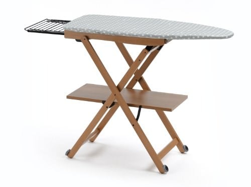 Arredamenti Italia 621 STIROCOMODO Katlanabilir Ütü Masası Kayın Ağacı Kiraz 135 x 88 x 45 cm