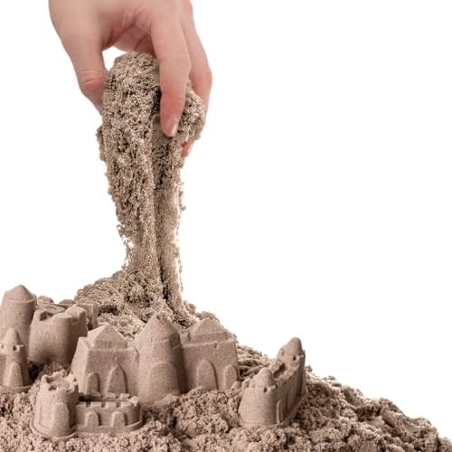 Art Craft 3690 Aksesuarlı Naturel Kinetik Oyun Kumu, 3+ yaş, 1000 gr, Kahverengi