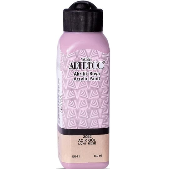 Artdeco Akrilik Boya, 140ml, Açık Gül 3052