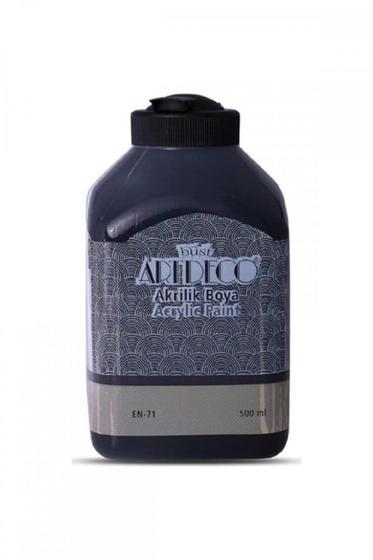 Artdeco Akrilik Boya, 500ml, Siyah 3618