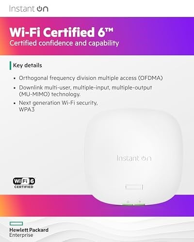 Aruba-AP22 RW Erişim Noktası On Aruba Anında