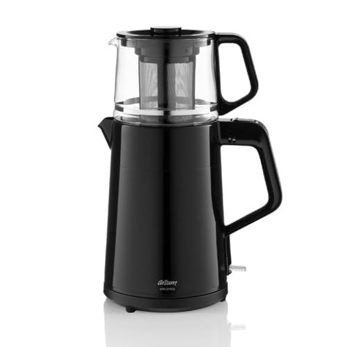 Arzum AR3134 Dreamtea Çay Makinesi 1 L Demlik Kapasitesi, Siyah
