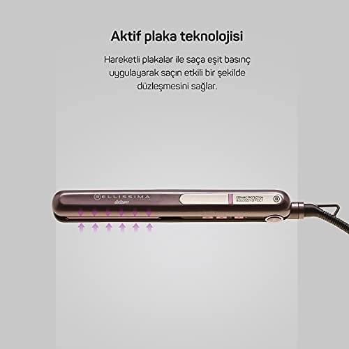 Arzum AR5062 Bellissima Creativity Glossy Sac Düzleştirici, Pembe