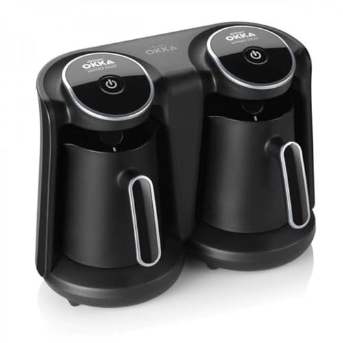 Arzum Okka Arzum OK006-K OKKA Minio Duo Türk Kahvesi Makinesi, 8 Fincan Kapasite, 880 W, Krom