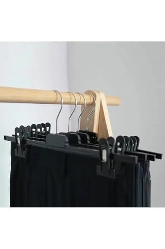 Askıcı Pantolon Askısı Mandallı Etek Askısı Ayarlı Klipsli 10 Adet 38 Cmaa-olg6712839201