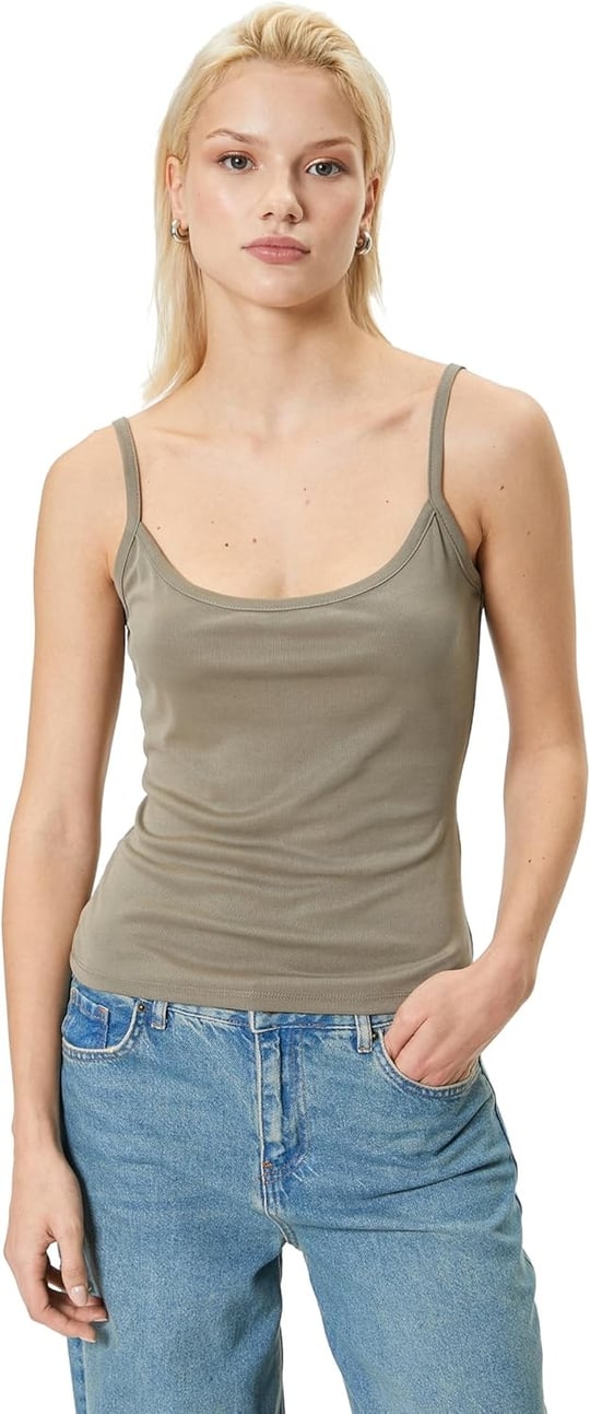 Askılı Atlet Modal Kumaş Slim Fit