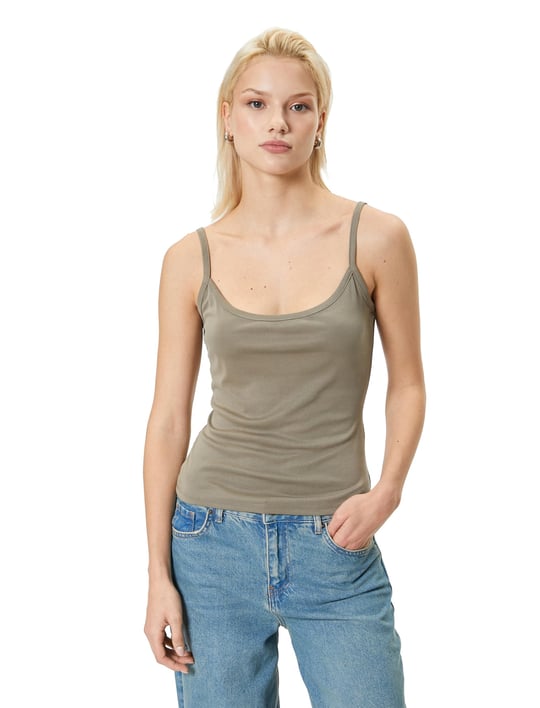 Askılı Atlet Modal Kumaş Slim Fit